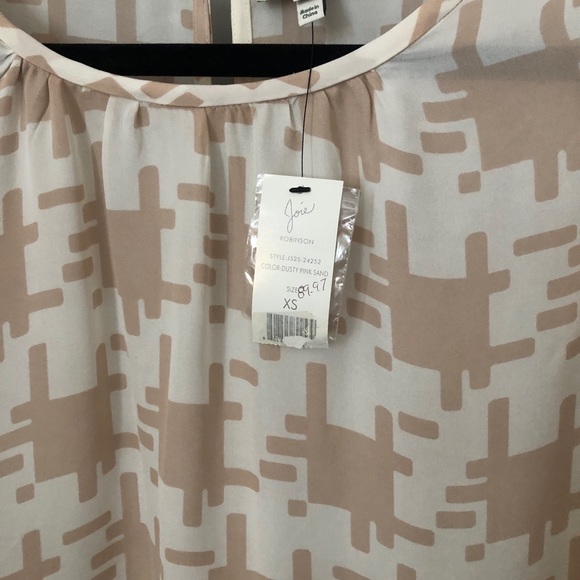 NWT Joie silk shirt XS - Picture 3 of 6